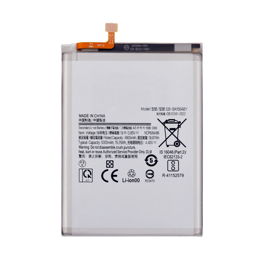 Batterie compatible pour Samsung Galaxy A15 4G A155 et A15 5G A156 EB-BA156ABY