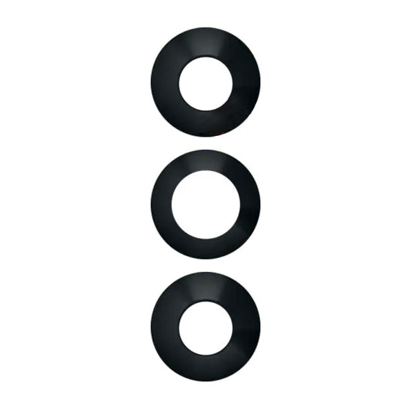 Objectif de caméra arrière avec adhésif compatible avec Samsung Galaxy A54 5G (lot de 3 pièces) A546