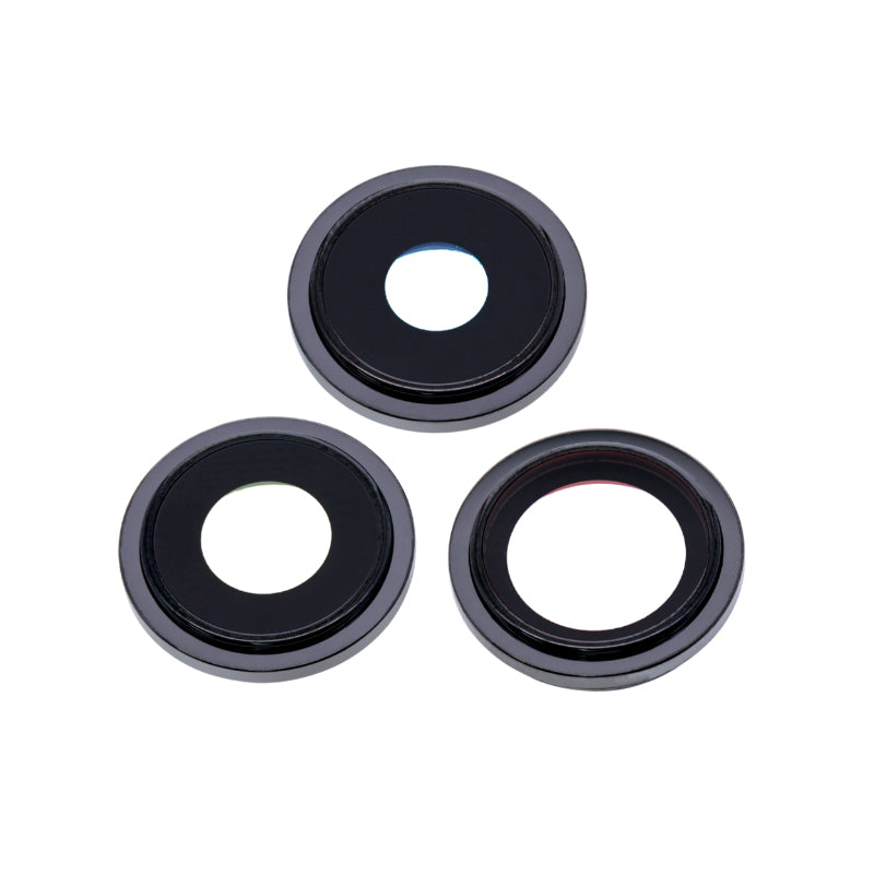 Support et cadre d'objectif de caméra arrière compatibles avec iPhone 13 Pro et iPhone 13 Pro Max (ensemble de 3 pièces)