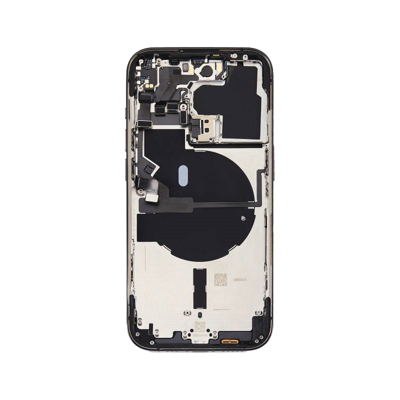 Boîtier arrière avec boutons et bobine de charge compatible avec iPhone 14 Pro