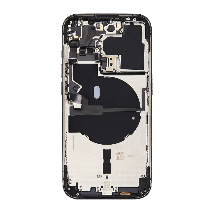 Boîtier arrière avec boutons et bobine de charge compatible avec iPhone 14 Pro Max