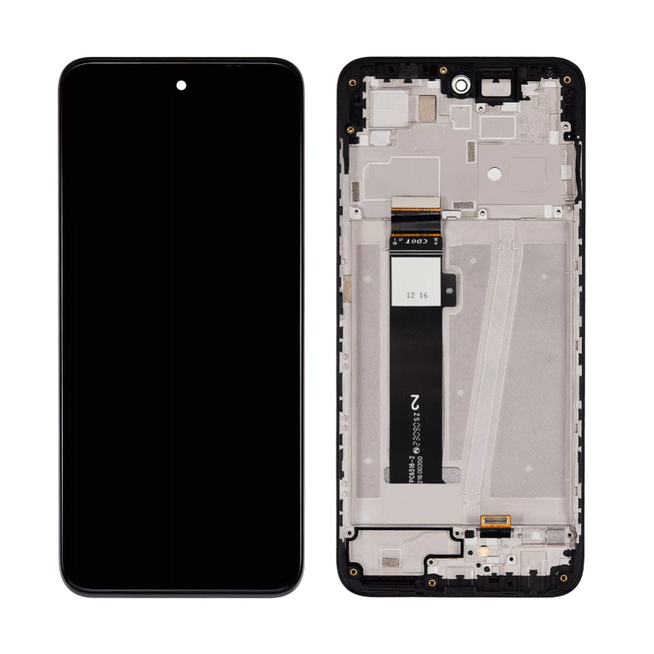 LCD Screen and Digitizer Assembly With Frame Compatible For Motorola Moto G 5G XT2313-6 2023