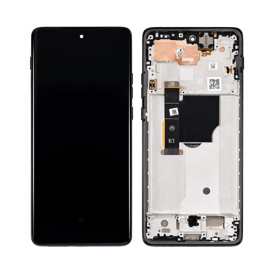 OLED Screen and Digitizer Assembly With Frame Compatible For Motorola Edge 2024 XT2405 (Refurbished)