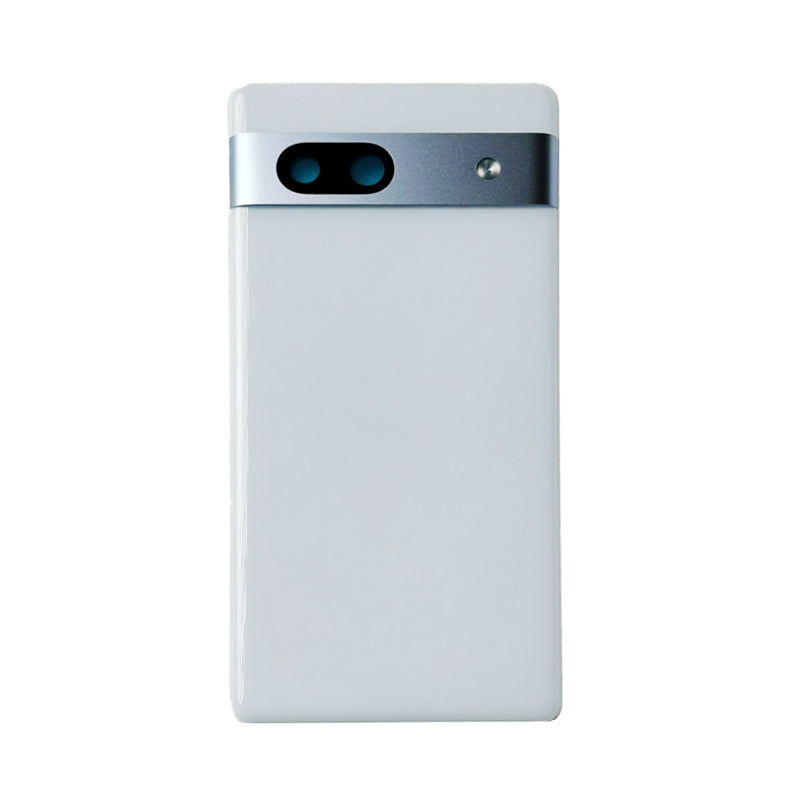 Cache arrière de batterie avec objectif d'appareil photo et adhésif compatible avec Google Pixel 7a