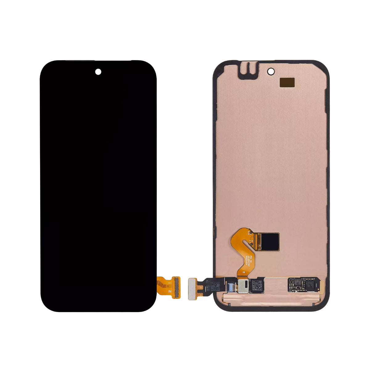 Écran OLED et numériseur avec cadre (avec capteur d'empreintes digitales) compatible avec Google Pixel 9 Pro (remis à neuf)