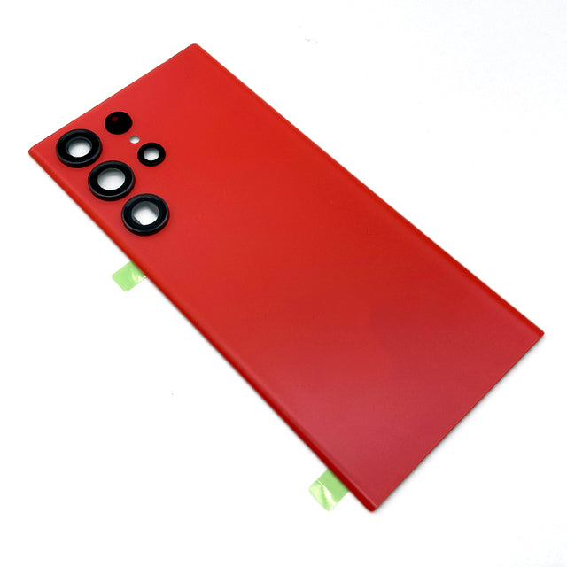 Back Battery Cover With Camera Lens & Adhesive Compatible For Samsung Galaxy S23 Ultra 5G S918