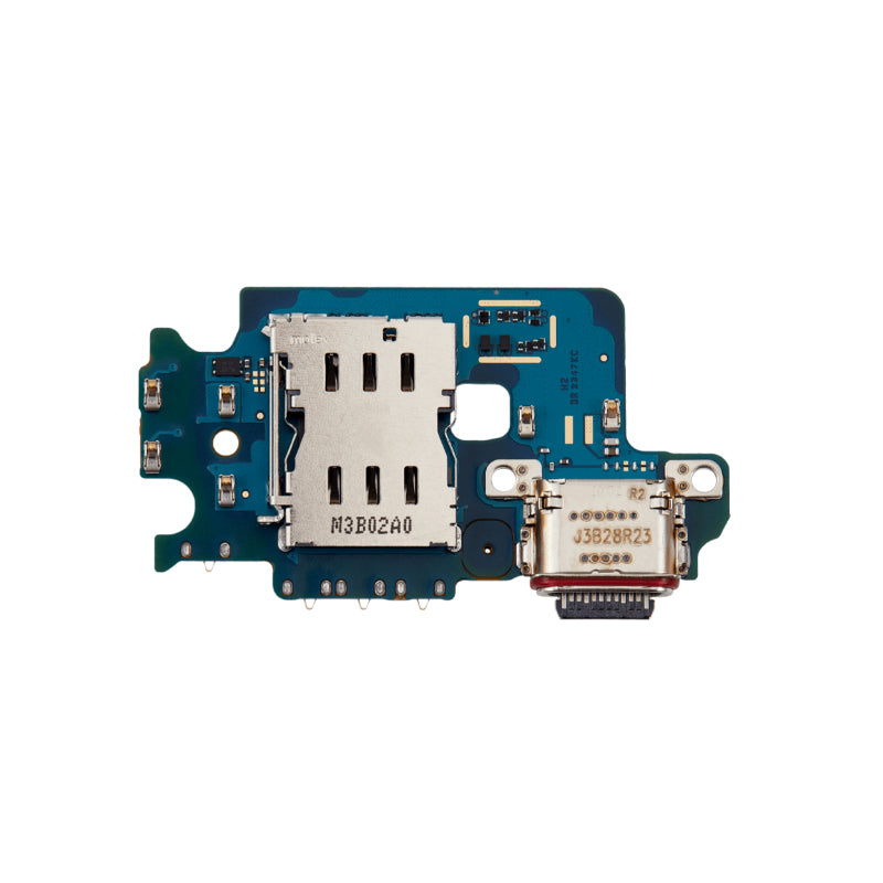 Port de charge avec lecteur SIM compatible avec Samsung Galaxy S24 (version nord-américaine) S921U S921W (certifié)