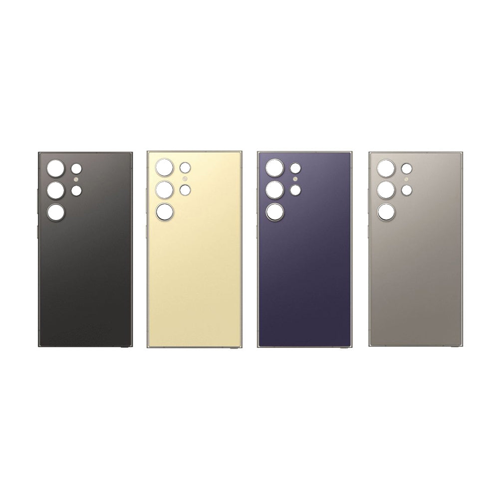 Back Glass Cover with Camera Lens & Adhesive Compatible For Samsung Galaxy S24 Ultra 5G S928