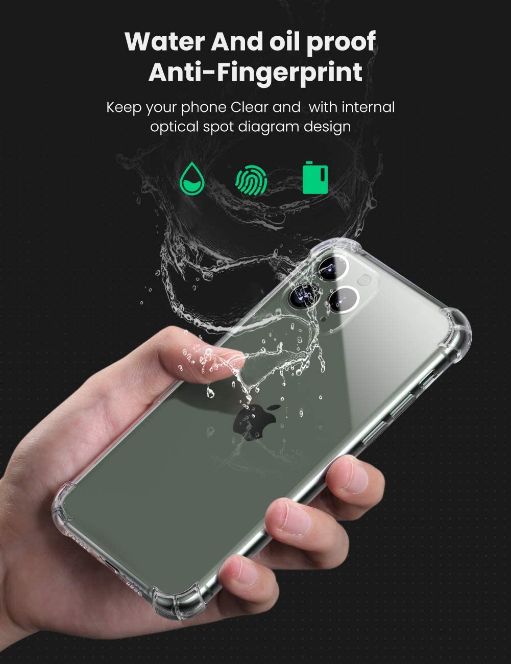 Slim Clear Case Shockproof Bumper Protective Cover Flexible Silicone