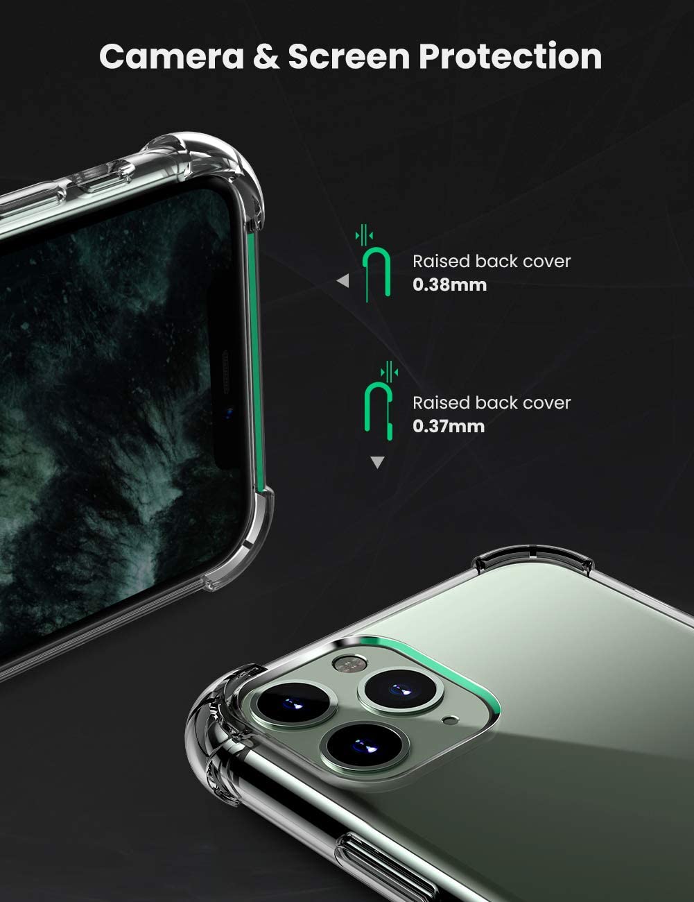 Slim Clear Case Shockproof Bumper Protective Cover Flexible Silicone