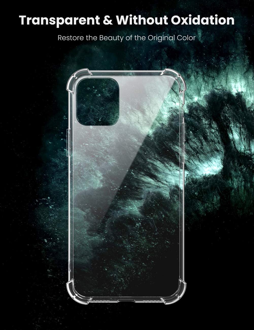 Slim Clear Case Shockproof Bumper Protective Cover Flexible Silicone