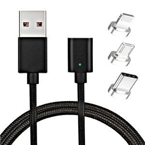 Magnetic Cable 3-in-1 Charging Cable for Mobile Devices 1M