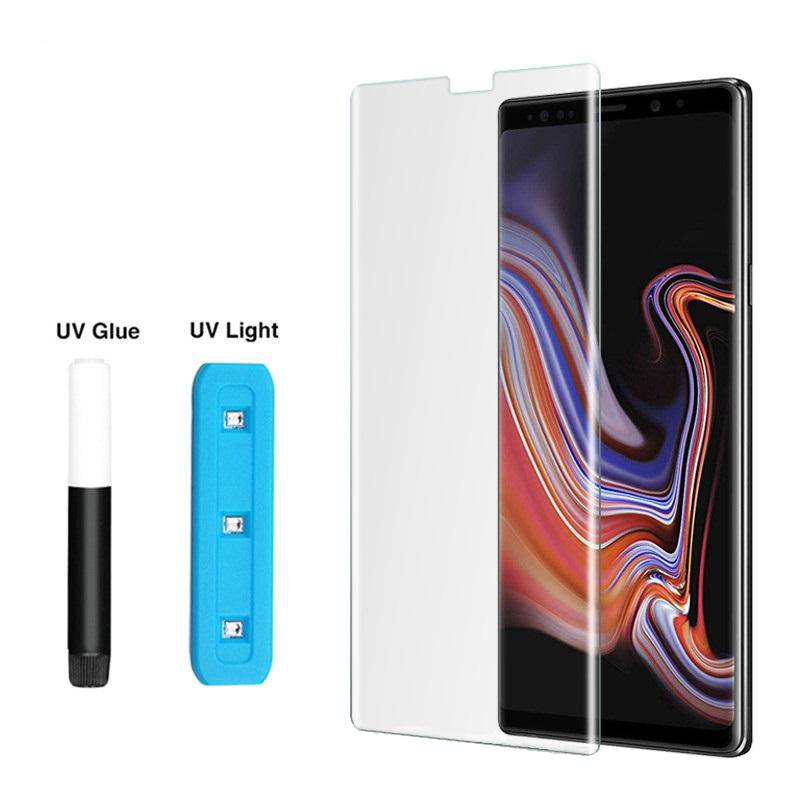 Protecteur d'écran en verre trempé durci aux UV compatible avec Google Pixel