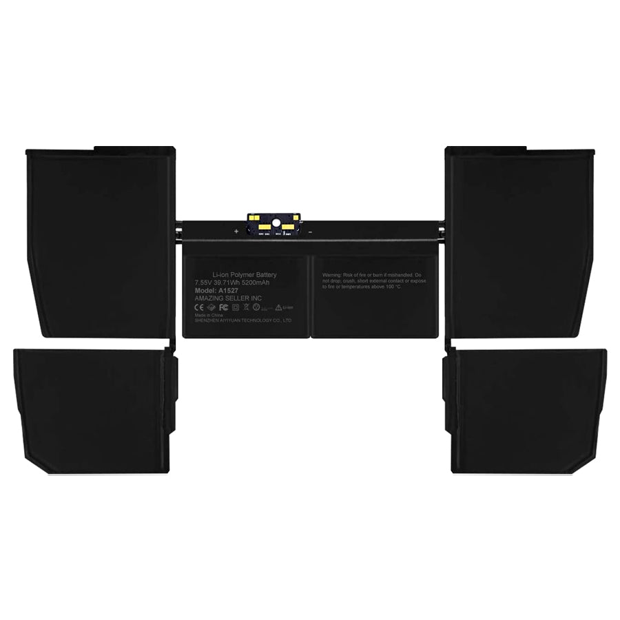 Batterie de remplacement pour ordinateur portable compatible avec MacBook 12" A1527 A1534