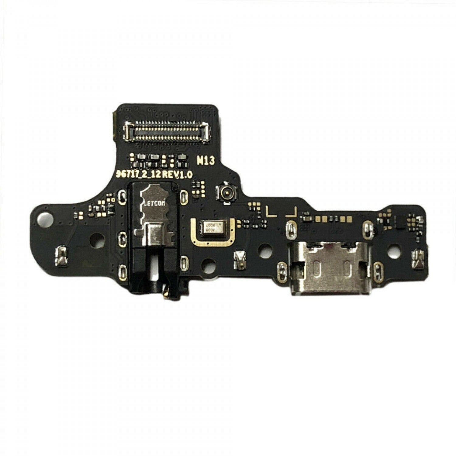 Assemblage de port de charge compatible pour Samsung Galaxy A21 (certifié)