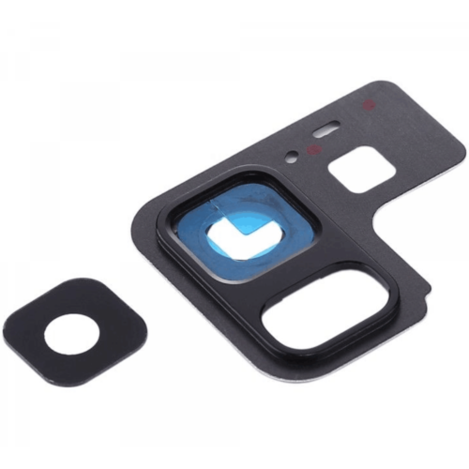 Objectif de caméra avec cadre Compatible pour Samsung Galaxy A8 (2018) A530 A530F A530WA