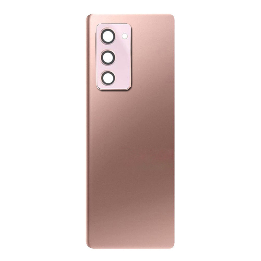 Couvercle de batterie arrière avec objectif d'appareil photo et adhésif pour Samsung Galaxy Z Fold2 5G