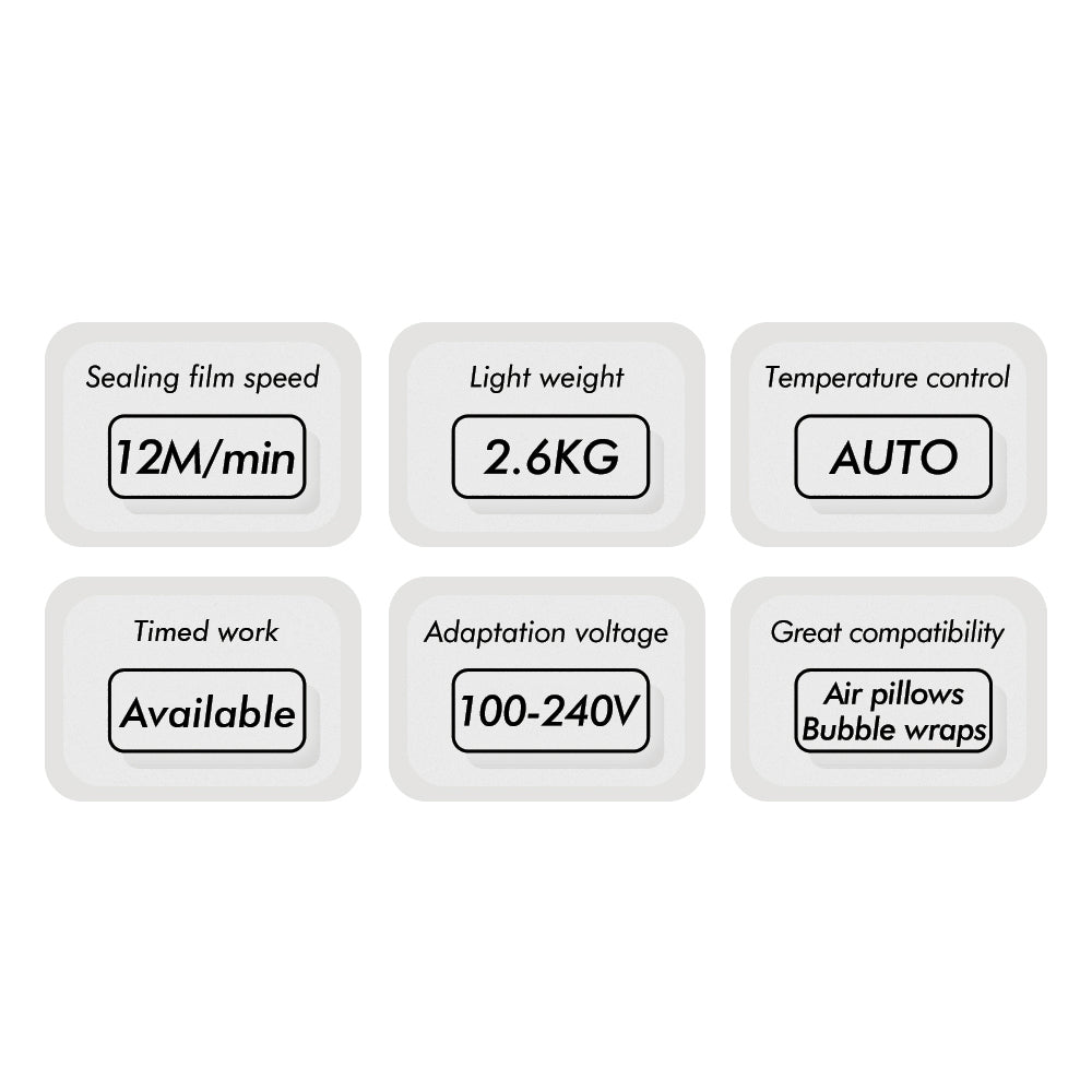 Packaging System Air Cushion/Air Pillow Machine No Preheat Required Bubble Film Wrap Void Fill EA160