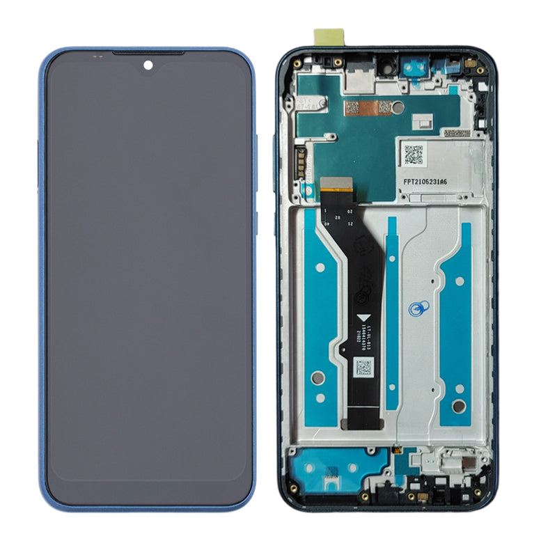LCD Screen and Digitizer Assembly With Frame Compatible For Motorola Moto E XT2052 2020