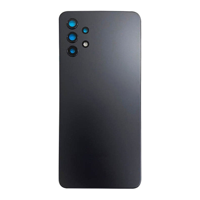 Verre de couverture arrière avec objectif d'appareil photo et adhésif compatible pour Samsung Galaxy A32 5G