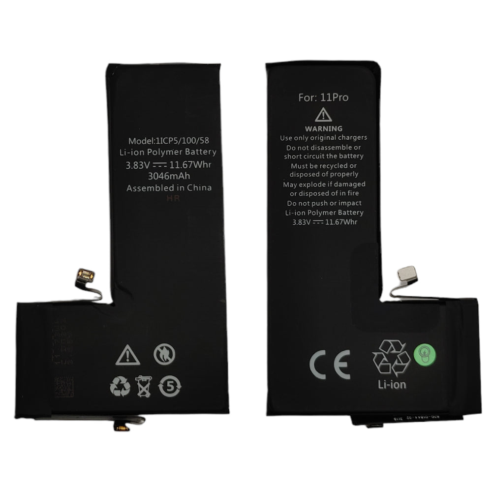 Batterie de remplacement compatible pour iPhone 11 Pro (certifiée)