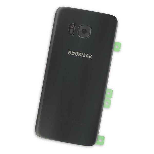 Galaxy S7 Edge Rear Glass Panel / Black