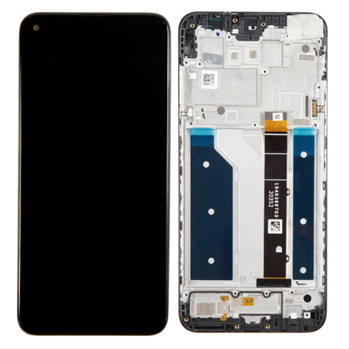 Assemblage de cadre LCD et numériseur Compatible pour LG K61 LM-Q630