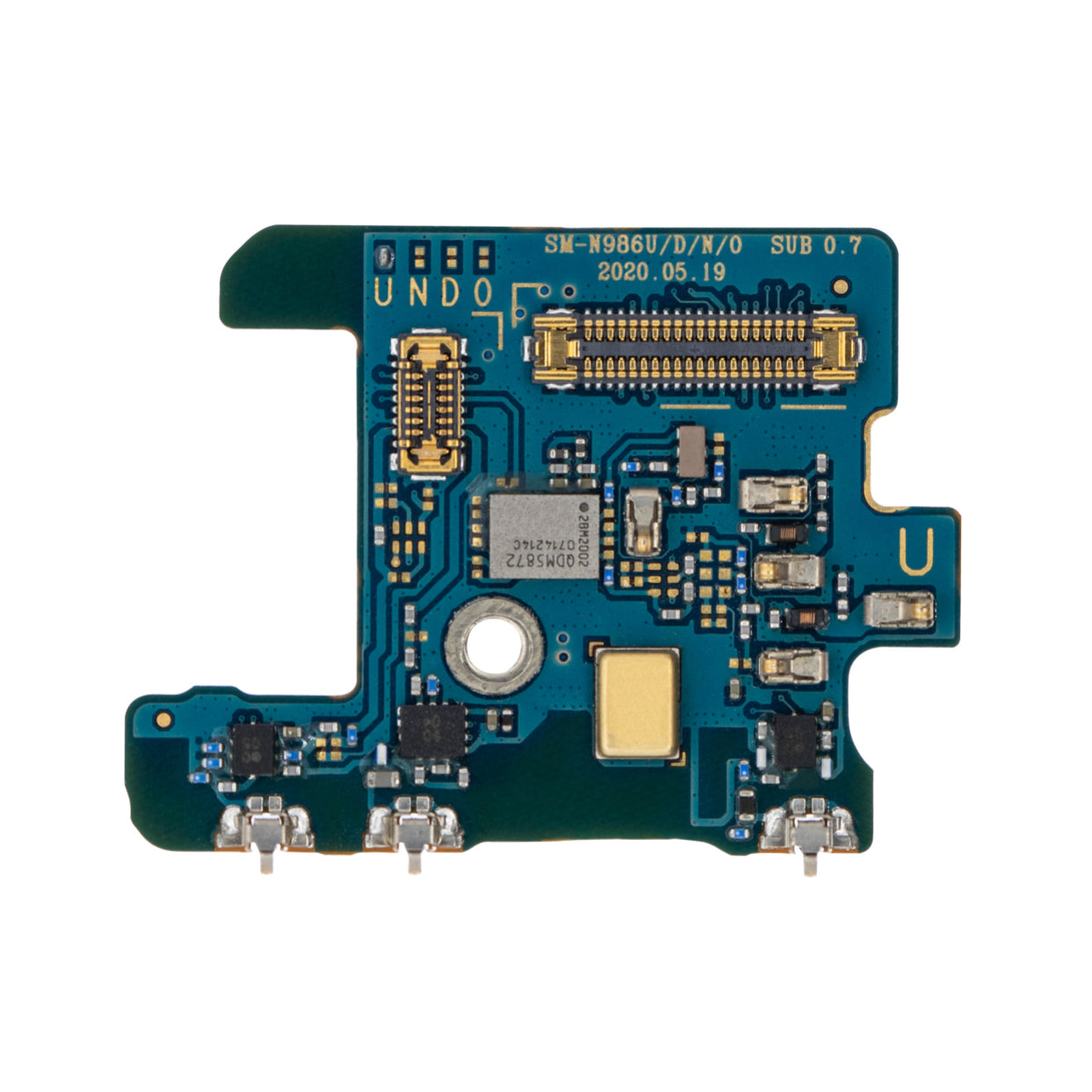 Carte PCB de microphone Compatible pour Samsung Note 20 Ultra 5G (Version nord-américaine) N986U N986W