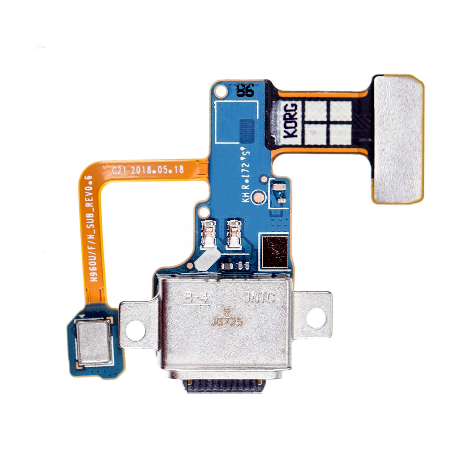 Assemblage de ports de charge avec carte PCB compatible pour Samsung Galaxy Note 9 (version nord-américaine) N960U N960W (certifié)
