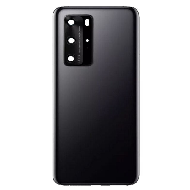 Couvercle de batterie arrière avec objectif d'appareil photo compatible pour Huawei P40 Pro