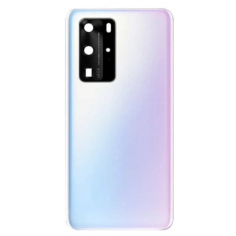 Couvercle de batterie arrière avec objectif d'appareil photo compatible pour Huawei P40 Pro
