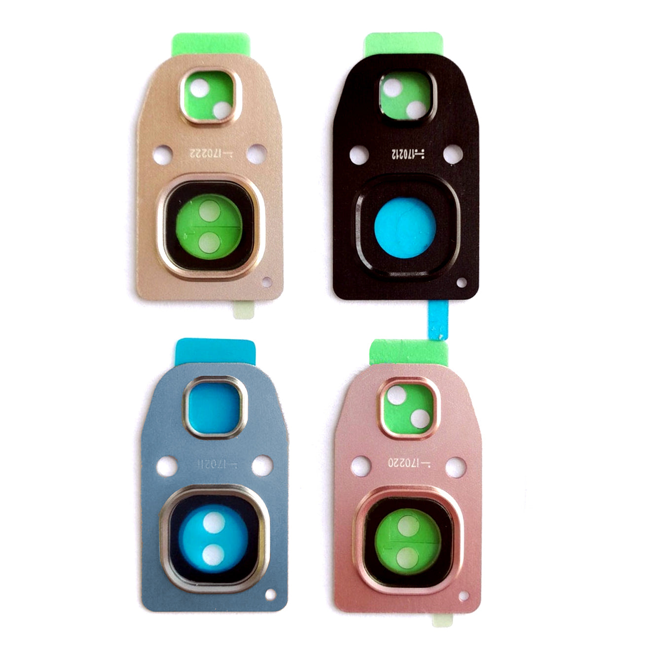 Lentille de caméra arrière avec cadre compatible pour Samsung Galaxy A5 2017