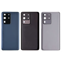 Back Battery Cover With Camera Lens & Adhesive For Samsung Galaxy S20 Ultra 5G