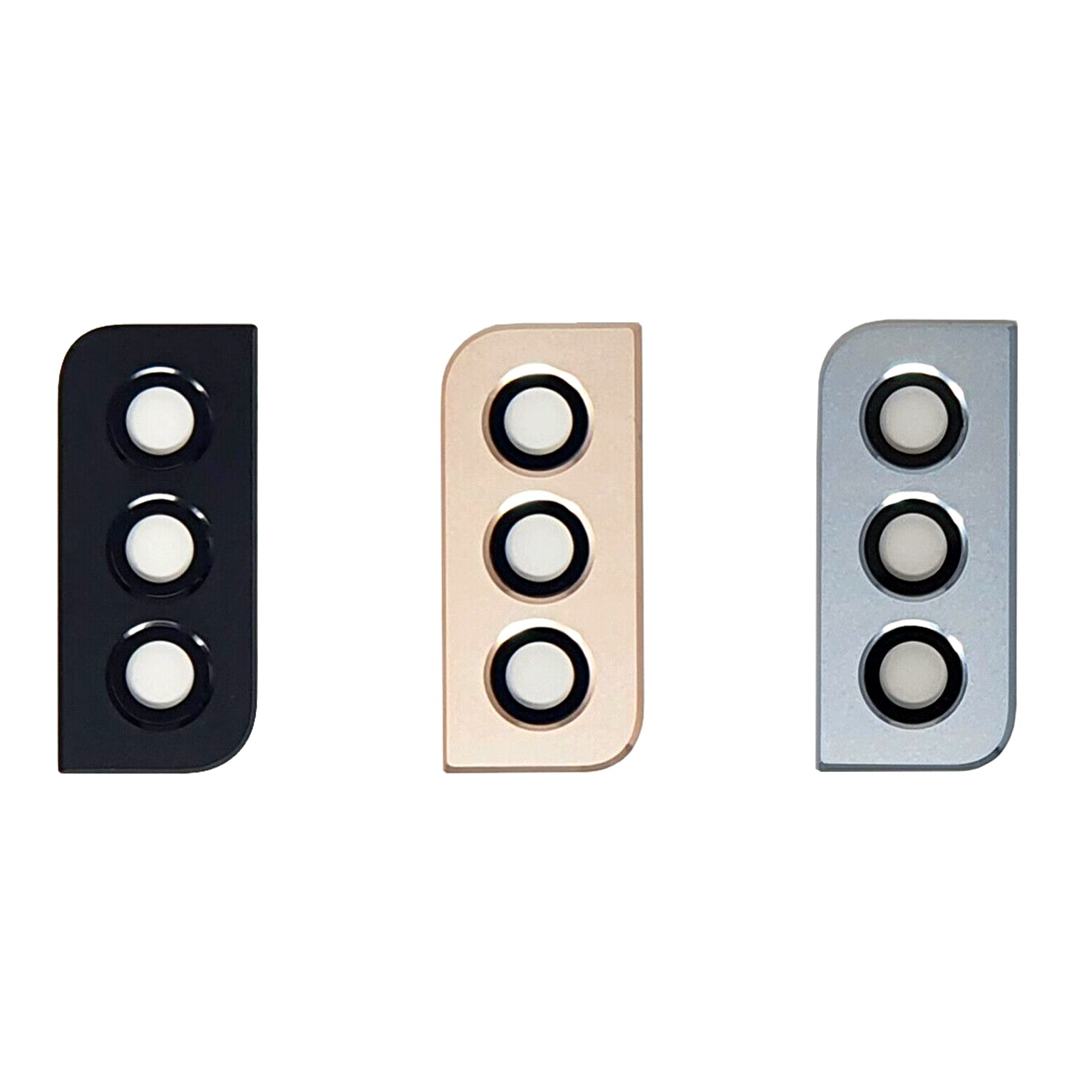 Objectif de caméra arrière avec cadre compatible pour Samsung Galaxy S21 Plus