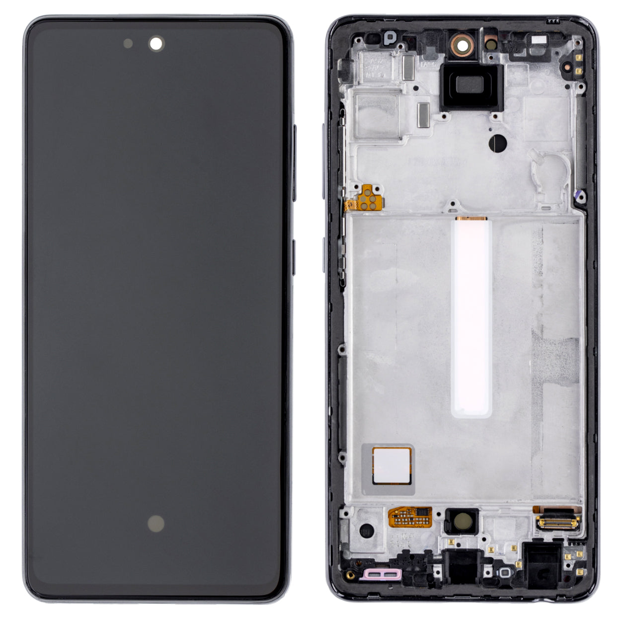 Écran OLED et assemblage de cadre de numériseur Compatible pour Samsung Galaxy A52 5G (remis à neuf) A526 A526U A526W