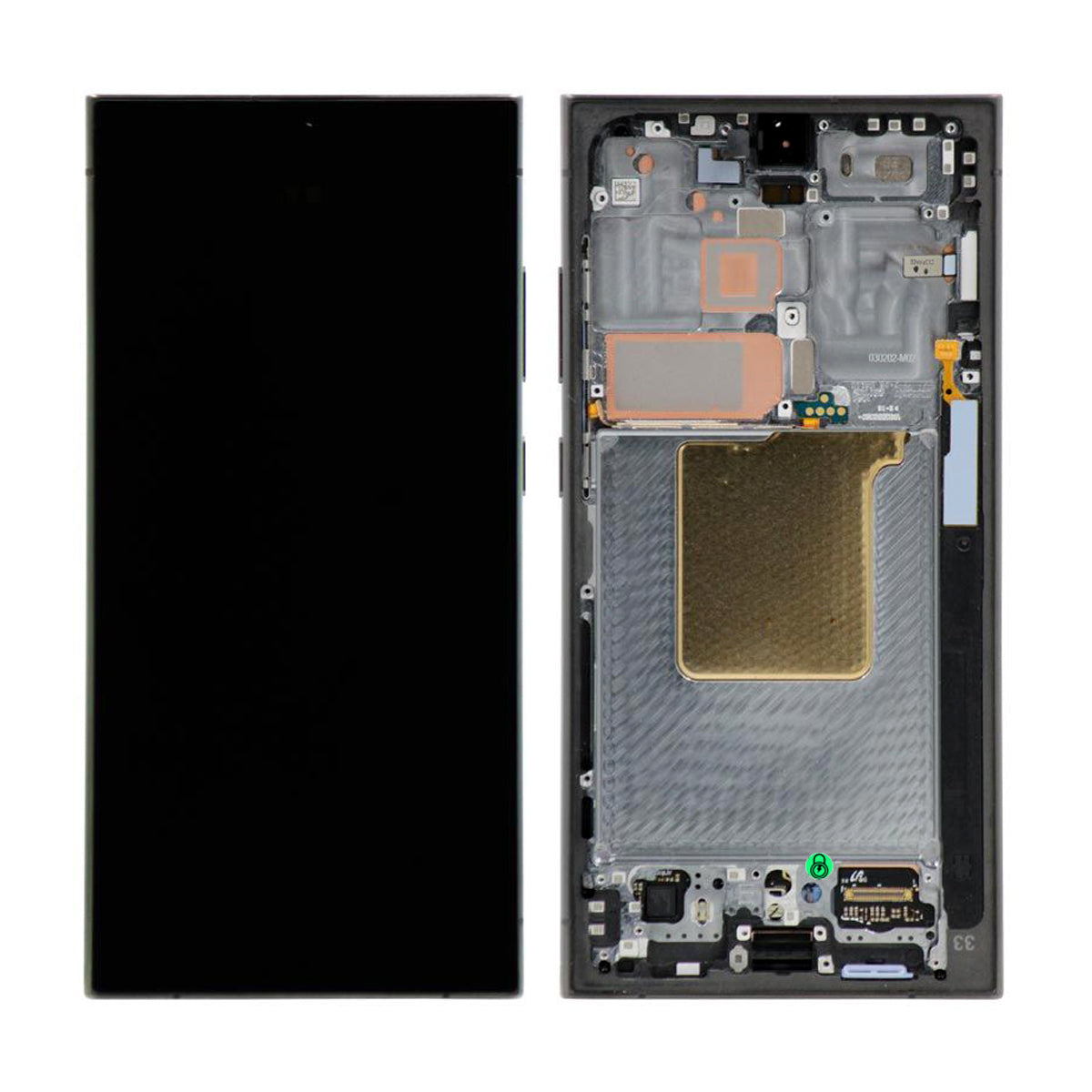 OLED Screen and Digitizer Assembly With Frame For Samsung Galaxy S24 Ultra 5G (Refurbished) S928U S928W