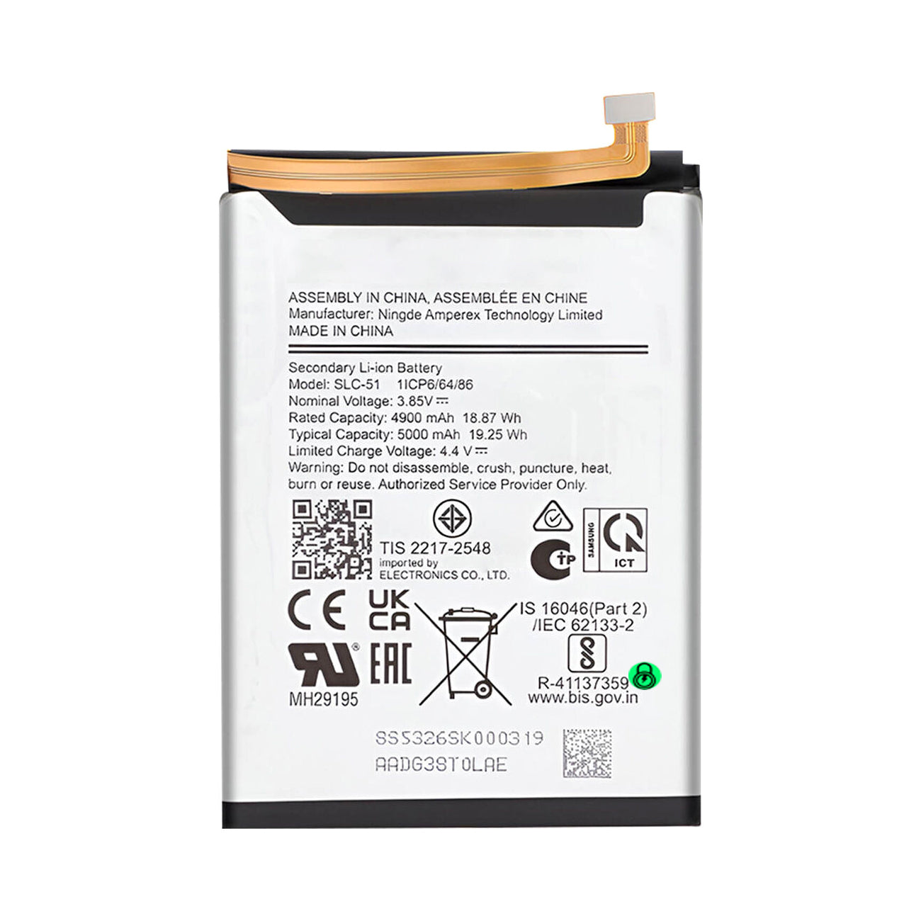 Replacement Battery Compatible For Samsung Galaxy A05s A057 SLC-51 (Certified)