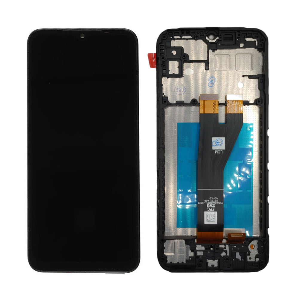 LCD Screen and Digitizer Frame Assembly Compatible For Samsung Galaxy A14 5G (Refurbished) A146U A146W