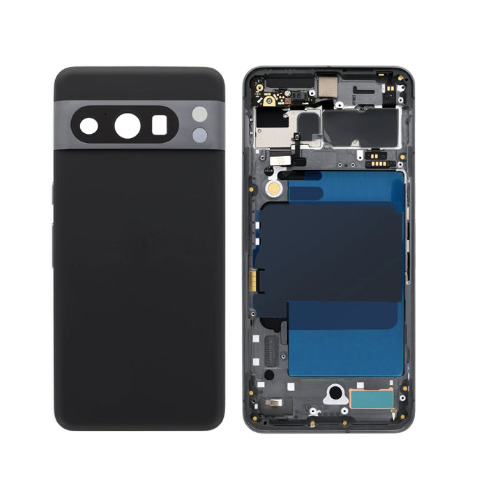 Back Housing Frame With Buttons Compatible For Google Pixel 8 Pro