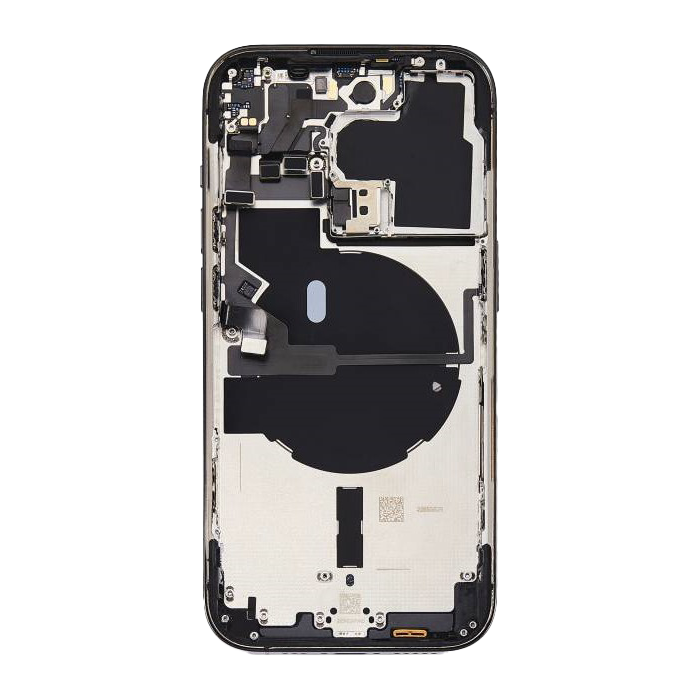 Back Housing Frame With Buttons & Charging Coil Compatible for iPhone 14 Pro Max