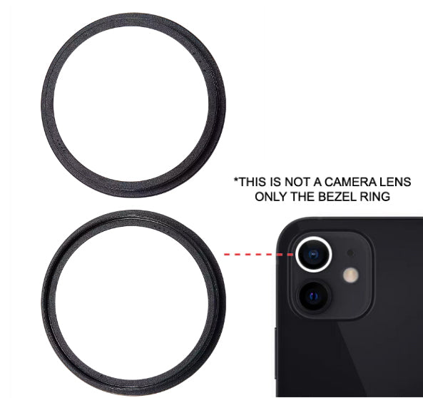 Back Camera Bezel Ring Only Compatible For iPhone 16 & iPhone 16 Plus (2pc set)