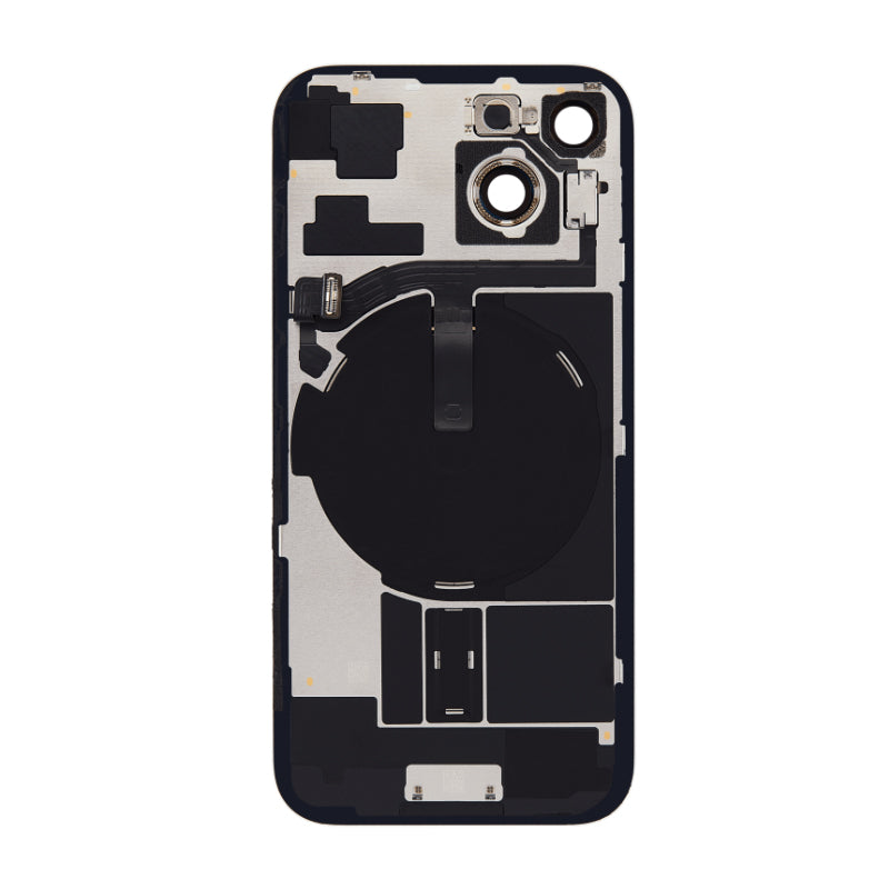 Back Cover Rear Glass Large Camera Hole With Wireless Charging Coil & Magnet Compatible For iPhone 15