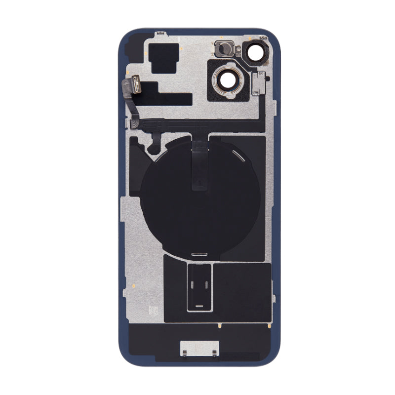 Back Cover Rear Glass Large Camera Hole With Wireless Charging Coil & Magnet Compatible For iPhone 15 Plus