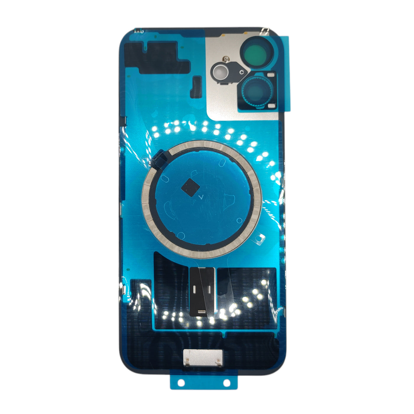 Back Cover Rear Glass With Steel Plate & Magnet Pre-Installed Compatible For iPhone 16 Plus