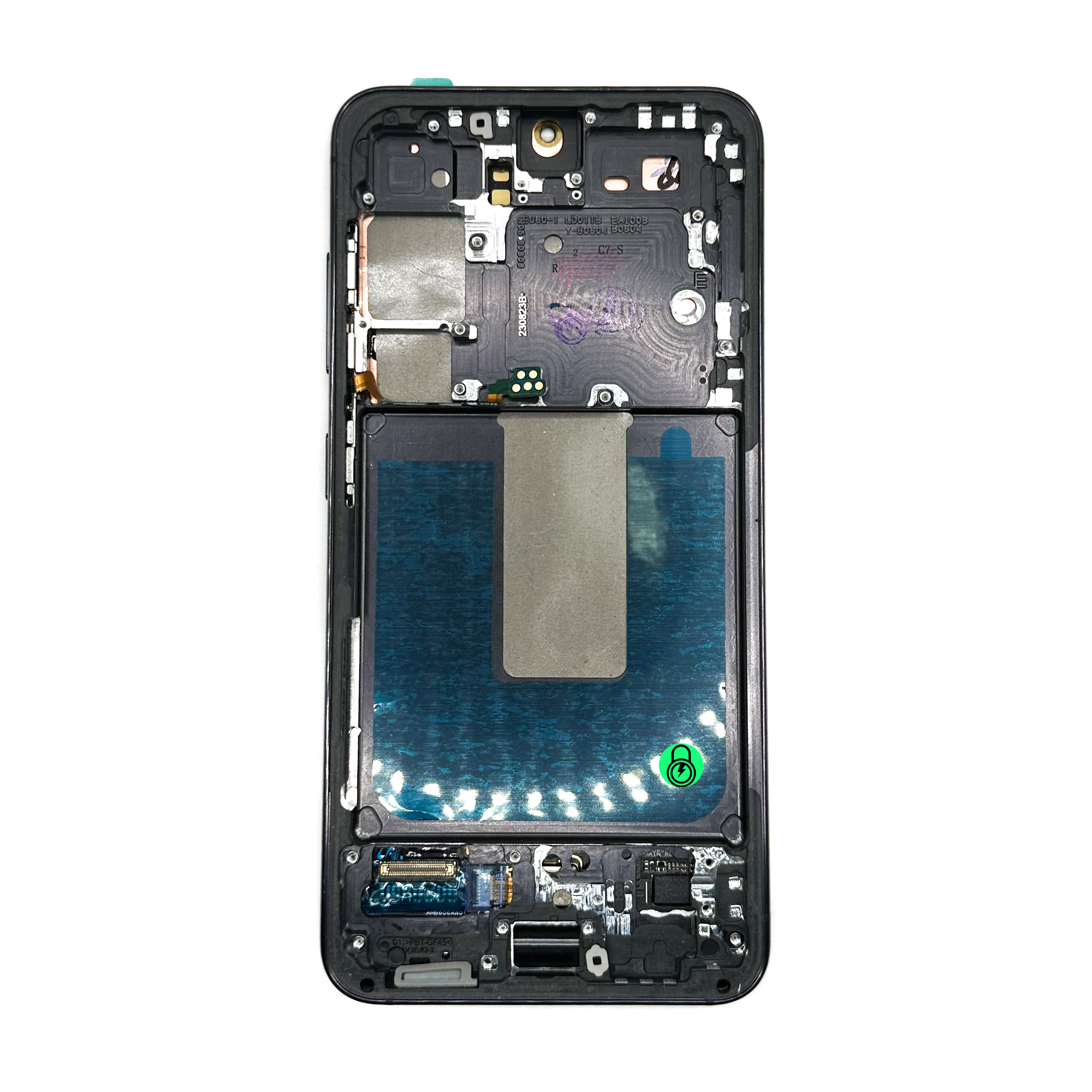 Écran OLED et assemblage de numériseur avec cadre pour Samsung Galaxy S23 5G (remis à neuf) S911U S911W