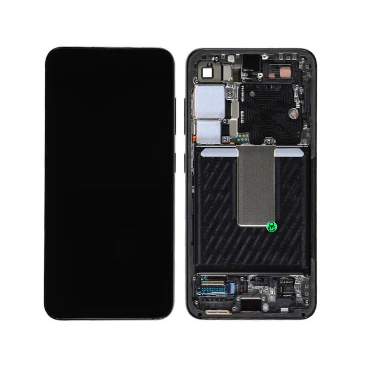 OLED Screen and Digitizer Frame Assembly Compatible For Samsung Galaxy S24 FE 5G (Refurbished) S721 S721U S721W