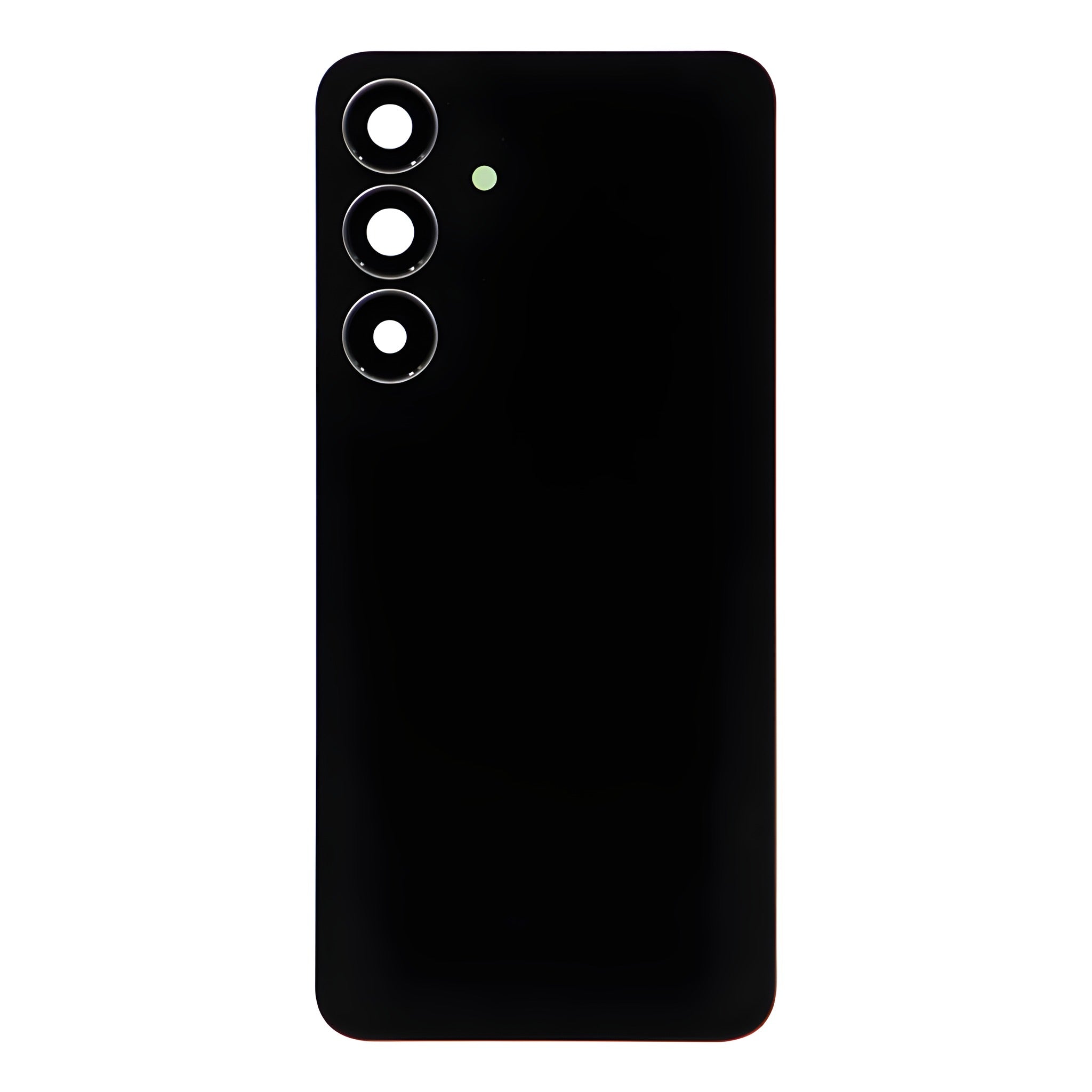 Back Battery Cover With Camera Lens & Adhesive Compatible For Samsung Galaxy S25 FE 5G S731 S731B S731W - Jet Black - back (connectors)