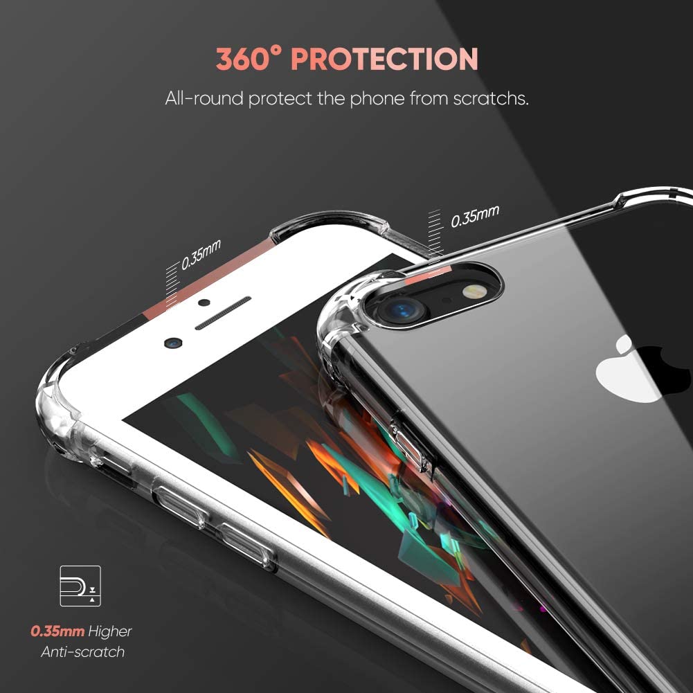 Slim Clear Case Shockproof Bumper Protective Cover Flexible Silicone