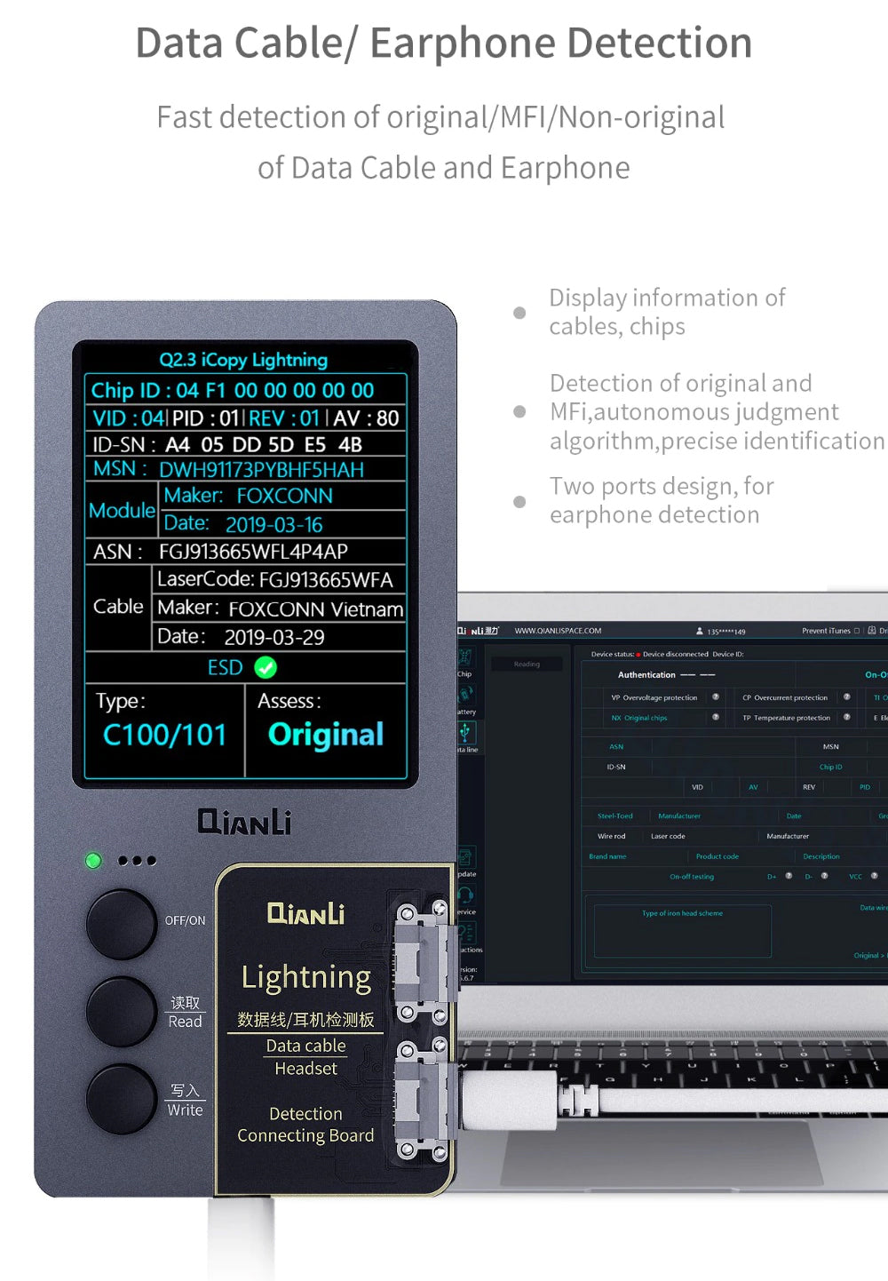 Programmatore ICopy Plus 2.2 Per Riparazione Schermi IPhone - Multifunzione LCD - Foto 4