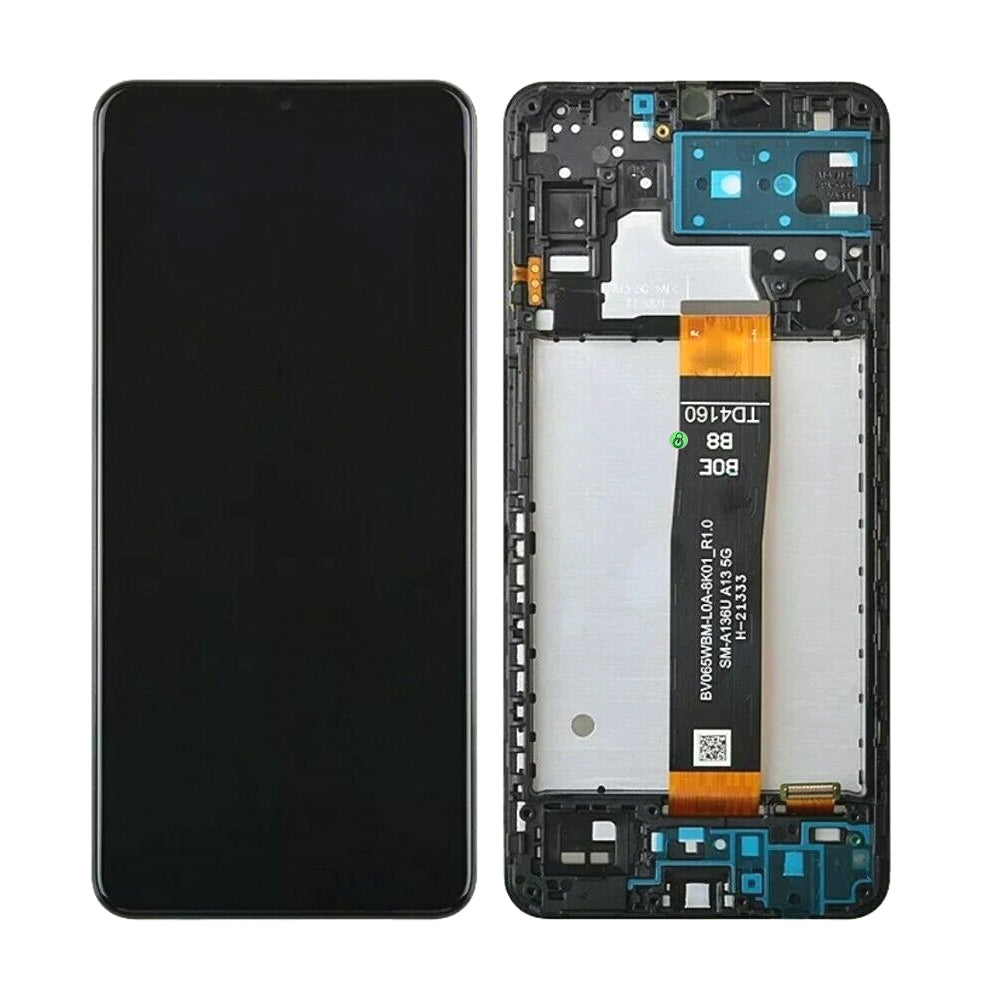 LCD Screen and Digitizer Assembly With Frame For Samsung Galaxy A13 5G (North American Version) A136U A136W (Refurbished)